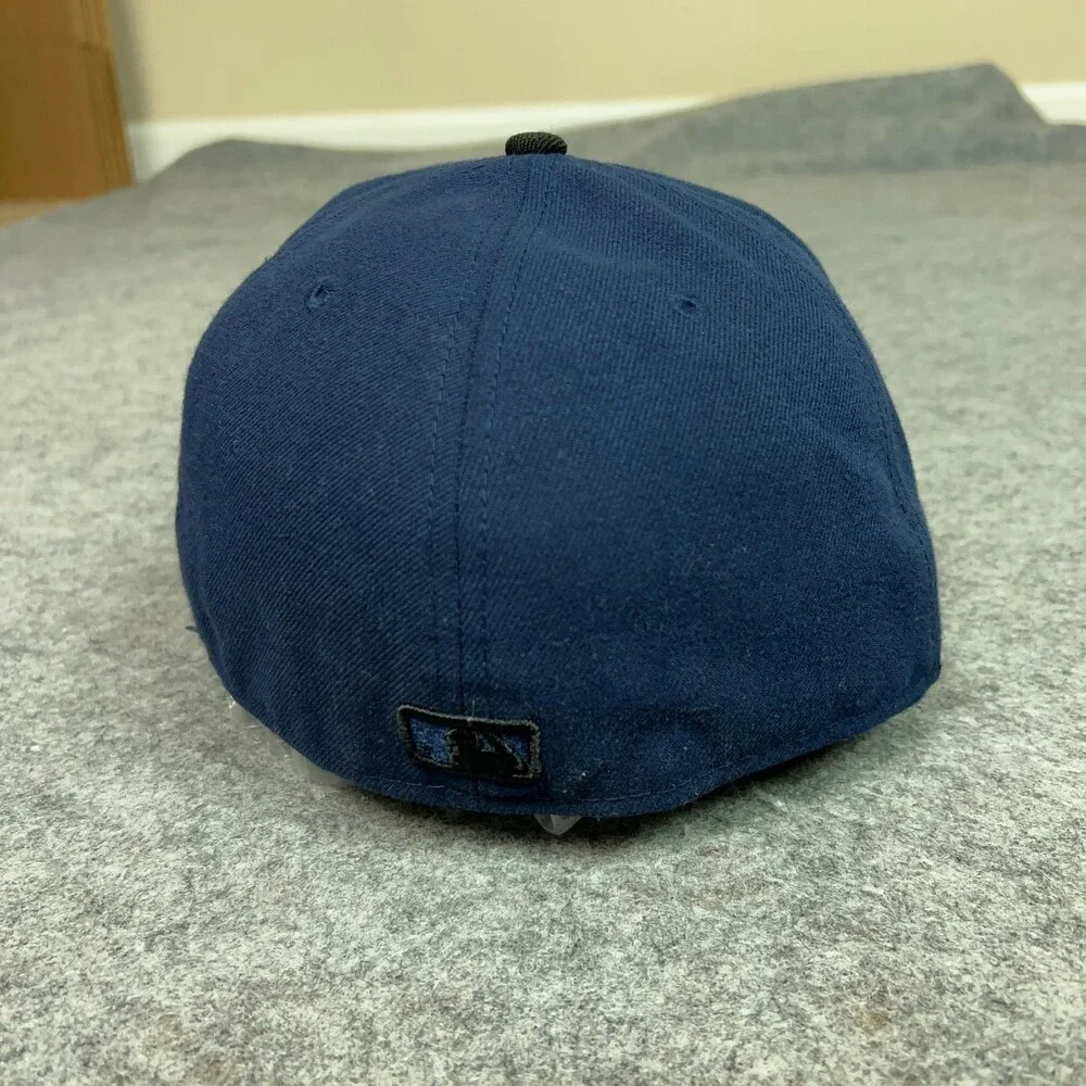 Minnesota Twins Hat‎ Cap Fitted Mens 7 1/2 Blue Camo MLB Baseball New Era